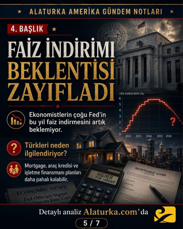 19 Mayıs 2026 Alaturka Amerika Gündem Notları carousel görseli, Türkleri ilgilendiren beş Amerika başlığı