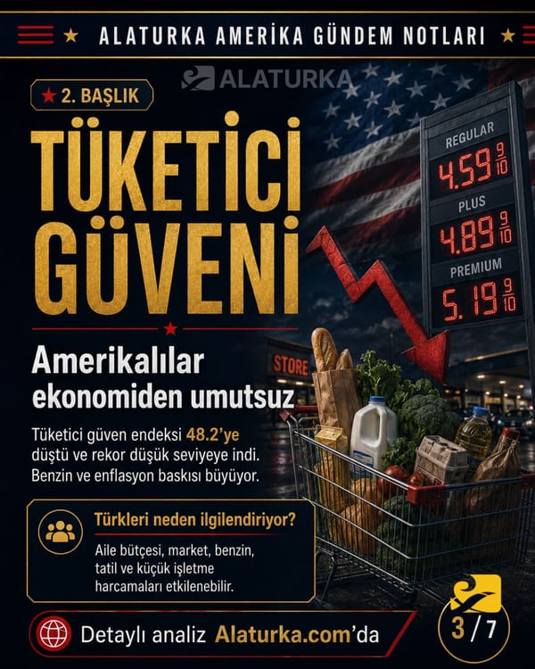 8 Mayıs 2026 Alaturka Amerika Gündem Notları carousel görseli, Türkleri ilgilendiren beş Amerika başlığı