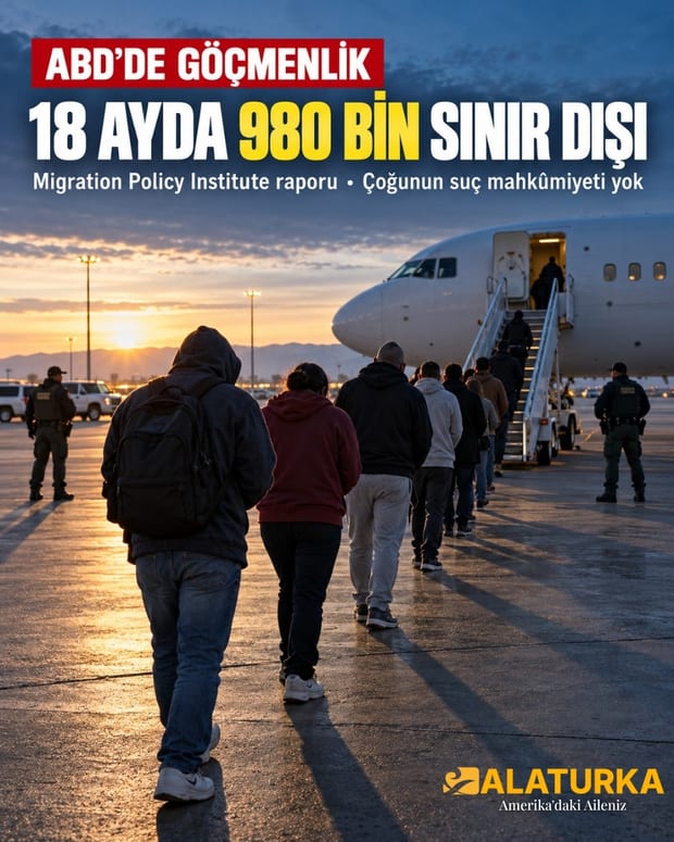 ABD'de 18 ayda 980 bin sınır dışı