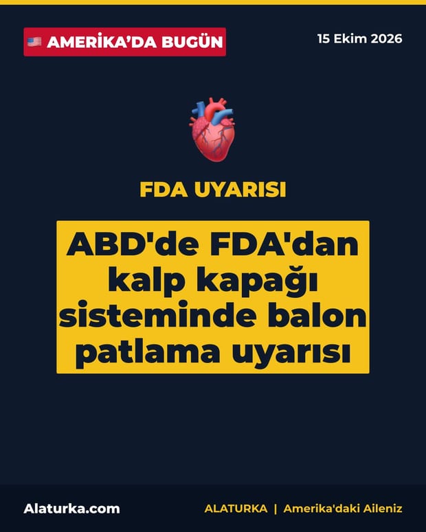 ABD'de FDA'dan kalp kapağı yerleştirme sisteminde balon patlama uyarısı