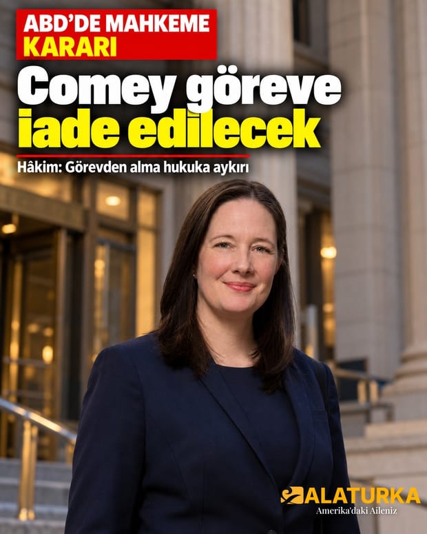 ABD'de eski federal savcı Maurene Comey federal mahkeme binası önünde