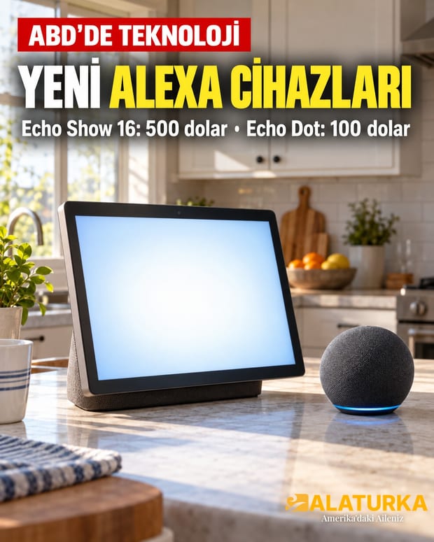 Amazon yeni Alexa cihazlarını tanıttı: 16 inçlik Echo Show 500 dolar, yeni Echo Dot 100 dolar