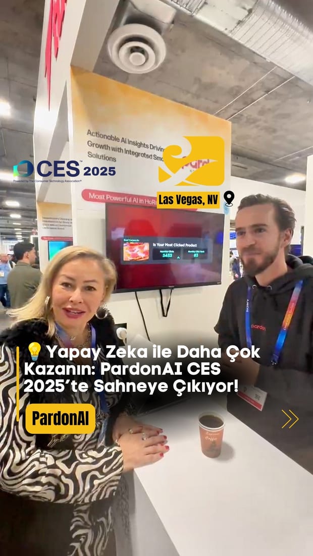 Canan Tokoğlu CES 2025'te PardonAI standında