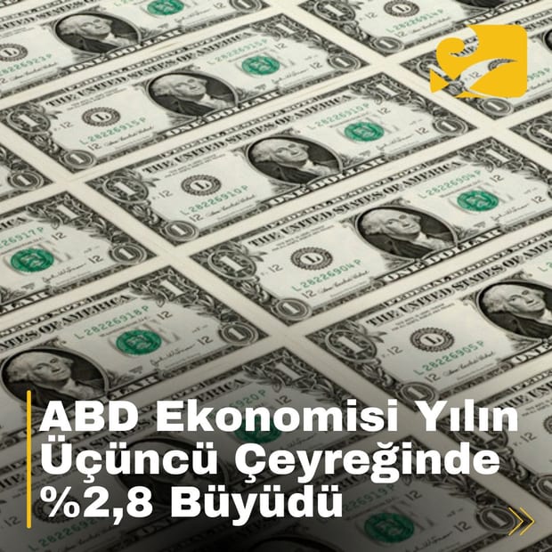 ABD ekonomisi, 2024’ün üçüncü çeyreğinde %2,8 büyüme ile piyasa beklentilerini karşıladı.