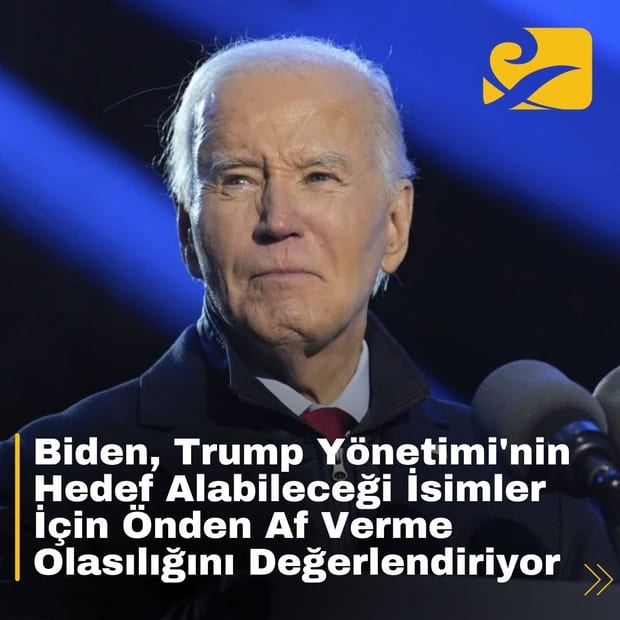 Başkan Biden, Trump yönetiminin hedef alabileceği isimler için önden af verme seçeneğini değerlendiriyor.