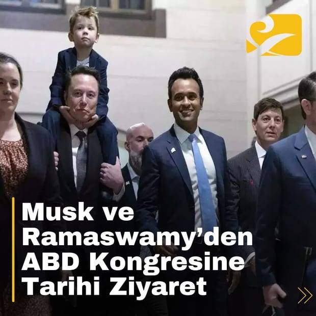 Elon Musk ve Vivek Ramaswamy, Kongre’de Trump’ın Hükümet Verimliliği projesi için ilk adımları attı.