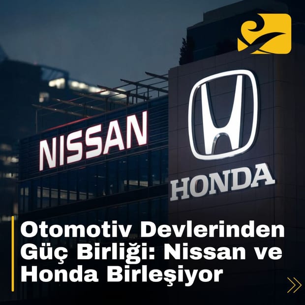 Nissan ve Honda, Mitsubishi'nin de katılımıyla 2025'e kadar birleşmeyi hedefliyor.
