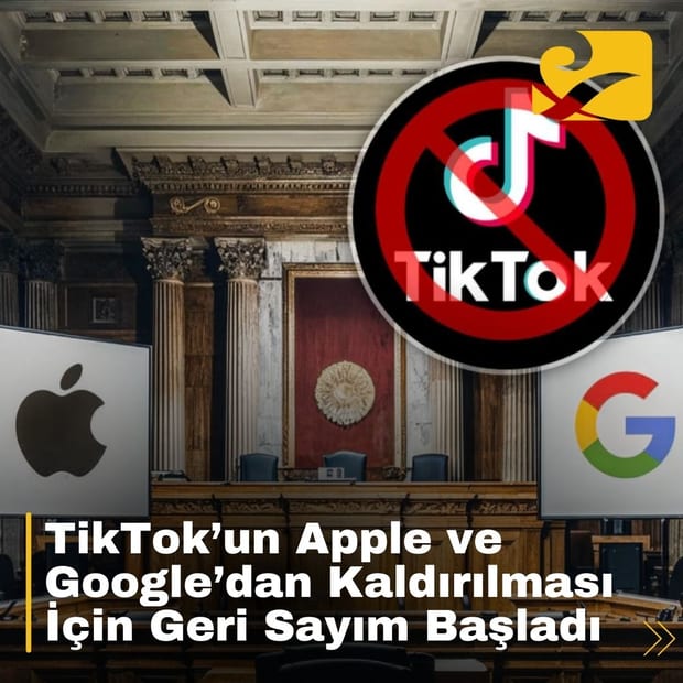 ABD, ulusal güvenlik endişeleri nedeniyle TikTok’un Apple ve Google mağazalarından kaldırılmasını talep etti.