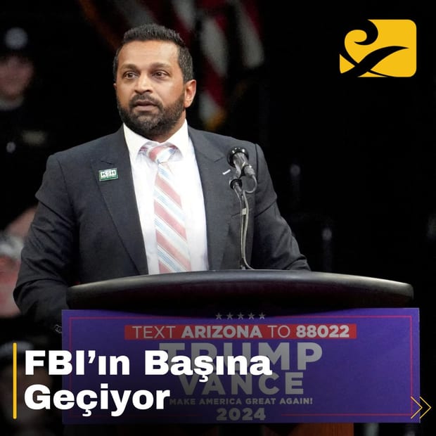 Trump, FBI Direktörlüğü için Kash Patel’i aday gösterdi.