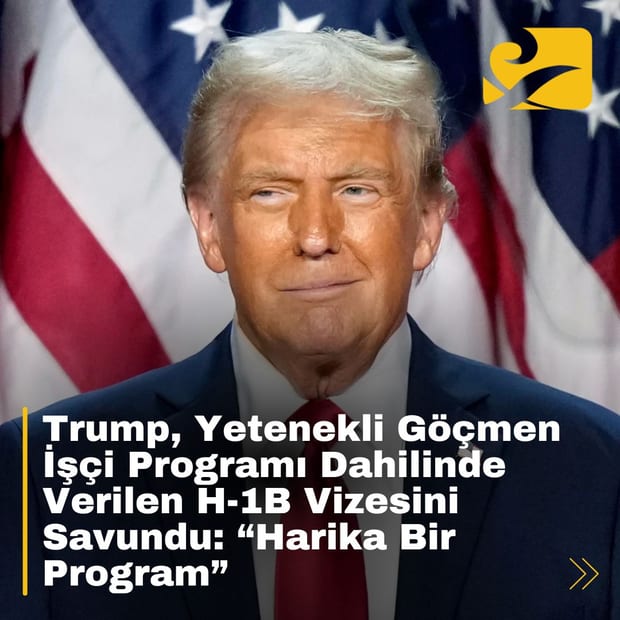 Donald Trump, H-1B vizesinin ABD ekonomisine katkı sağladığını belirtti ve programı “harika” olarak nitelendirdi.