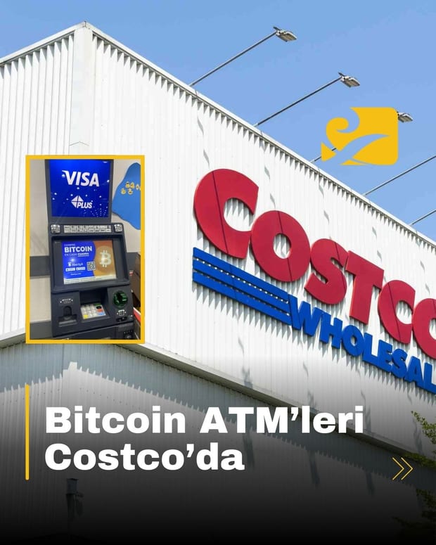 Costco mağazalarına yerleştirilen Bitcoin ATM’leri, kripto paraları fiziksel mağazalara taşıyor