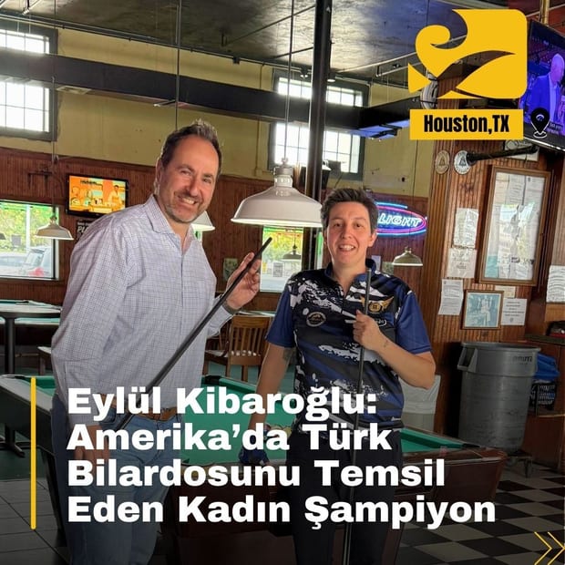 Avrupa Şampiyonu Eylül Kibaroğlu, Alaturka farkıyla Houston’da buluştuk