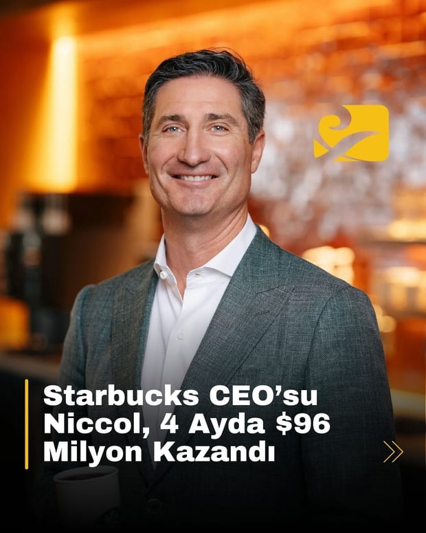Starbucks CEO’su Brian Niccol, göreve başladığı ilk dört ayda 96 milyon dolar kazandı
