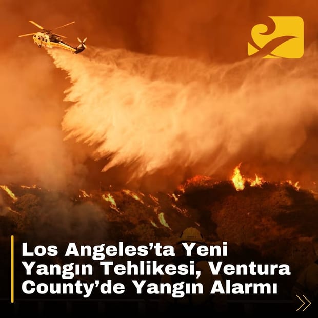 Ventura County’de başlayan yeni yangın, kuvvetli rüzgarların etkisiyle büyüyor. Disney tahliyelere başlarken, Netflix yardım çalışmaları başlattı
