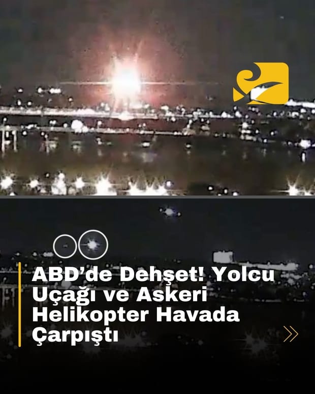 Washington’da ticari uçak ile askeri helikopter çarpışarak Potomac Nehri’ne düştü. Ölü sayısı artıyor