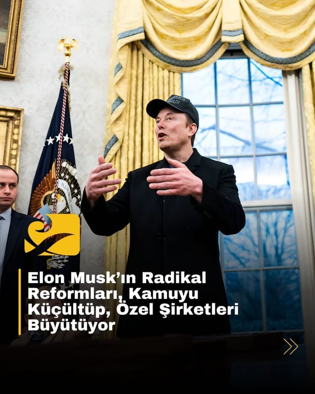 Elon Musk’ın reformlarıyla kamu sektörü küçülürken, özel şirketlerin devlet projelerindeki payı artıyor