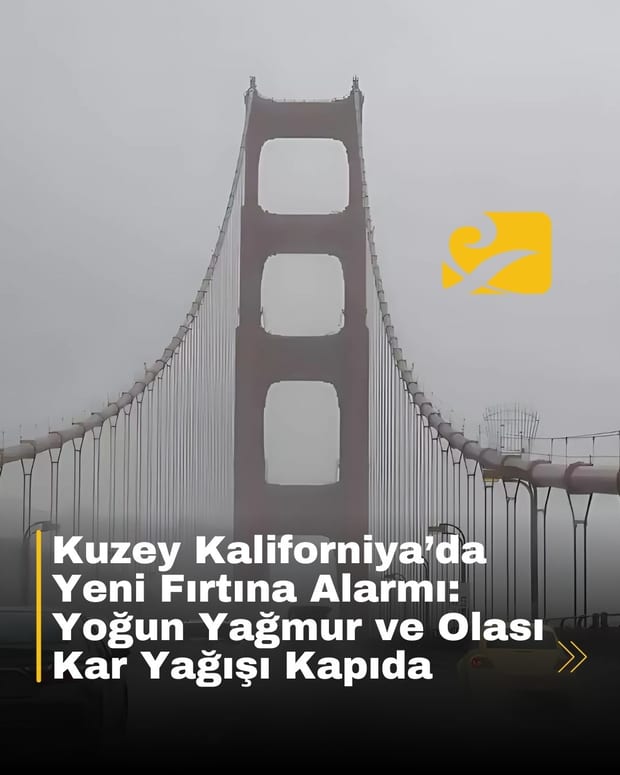 Bay Area’da yoğun yağmur, fırtına ve don uyarısı! Yetkililer halkı tedbir almaya çağırıyor.