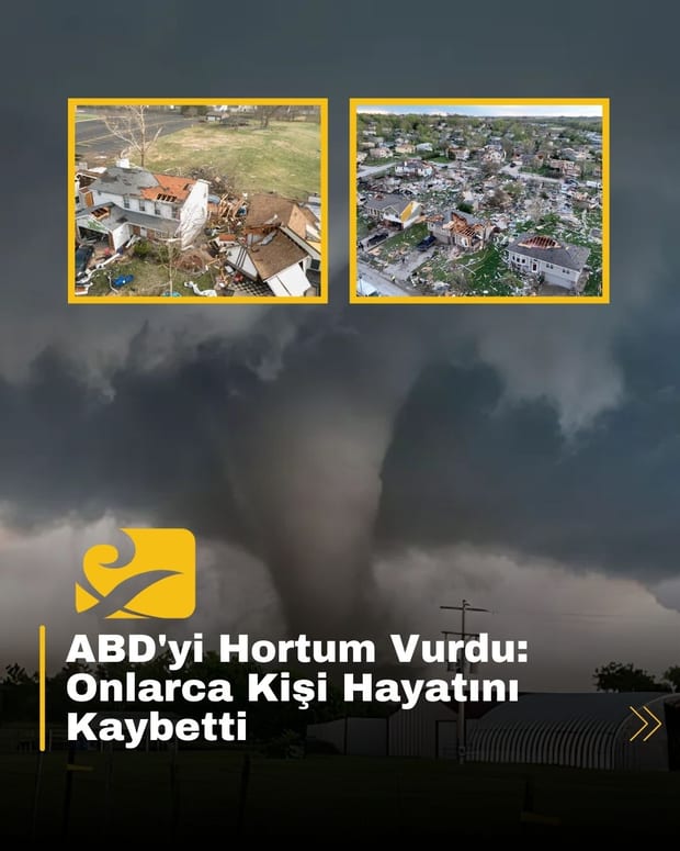 Texas, Arkansas, Illinois, Mississippi ve Missouri'de etkili olan hortumlar büyük yıkıma neden oldu.