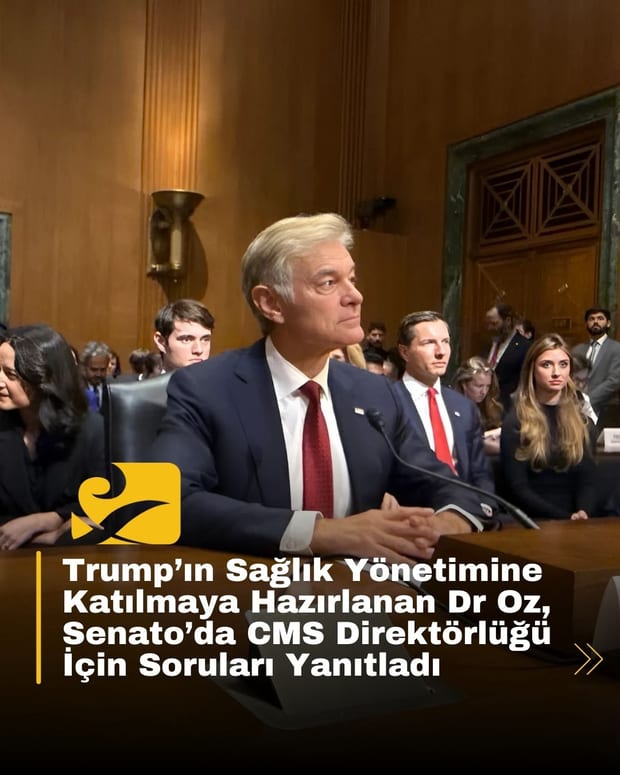 Dr. Mehmet Öz, Senato’da CMS Direktörlüğü için soruları yanıtladı. Medicaid politikaları ve sağlıkta yapay zeka konularına değindi