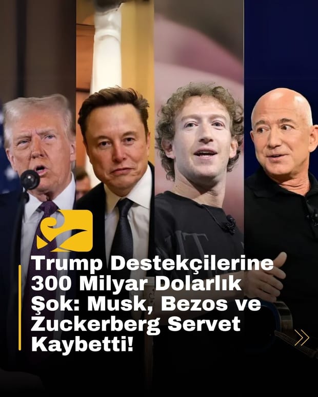Trump destekçisi milyarderler, Nasdaq’taki çöküşle 300 milyar dolar kaybetti