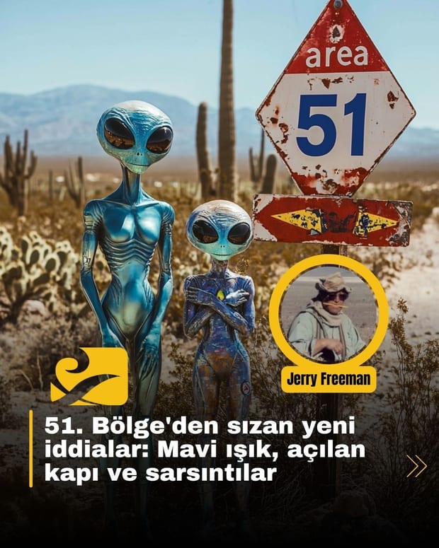 Antropolog Jerry Freeman’ın tanıklığı, 51. Bölge’de mavi ışık ve sarsıntılarla ilgili yeni spekülasyonlara yol açtı
