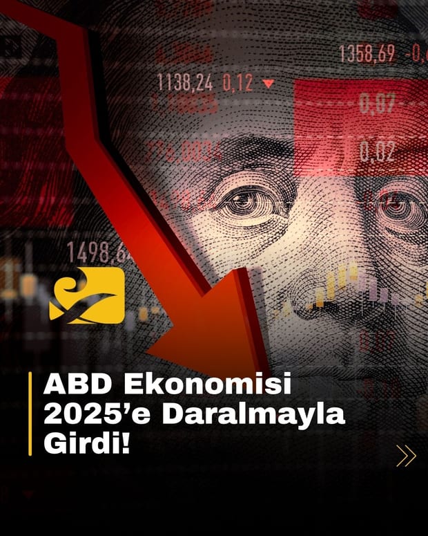 ABD ekonomisi 2025'e yıllık bazda %0.3 küçülmeyle başladı. İthalattaki ani artış ve zayıf harcamalar dikkat çekti