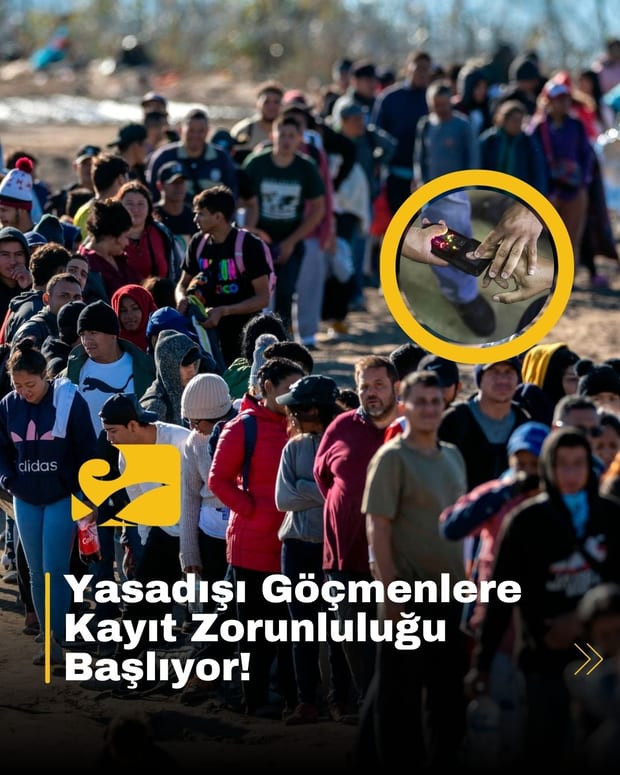 Trump yönetimi, belgesiz göçmenlere yönelik kayıt sistemini yeniden başlatıyor