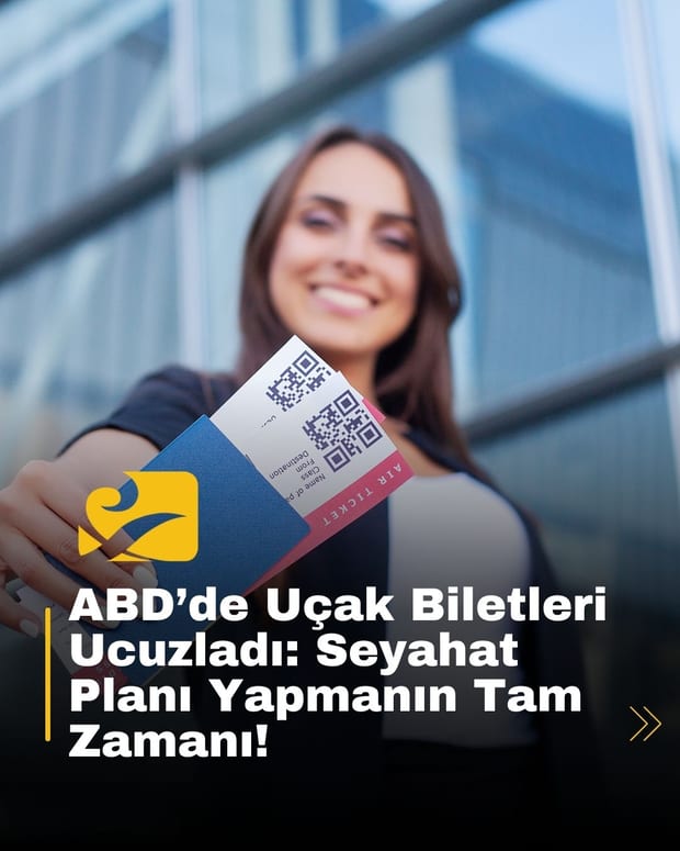 ABD’de Mart 2025’te uçak bileti fiyatları %5.3 oranında düştü, seyahat planları için fırsat zamanı