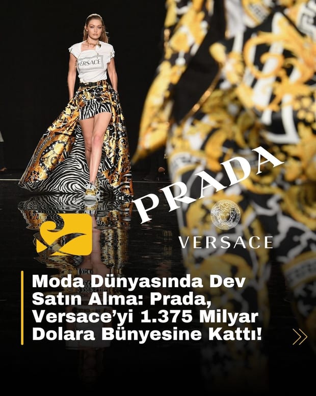 Prada, Versace’yi satın alarak İtalyan modasında tarihi bir güç birliği gerçekleştirdi
