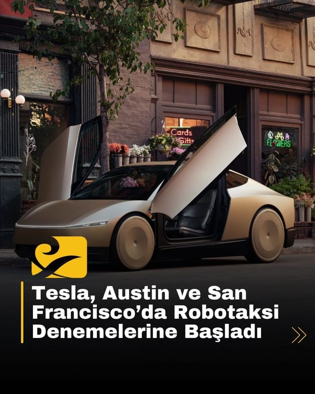 Tesla, Austin ve San Francisco'da robotaksi testlerine başladı