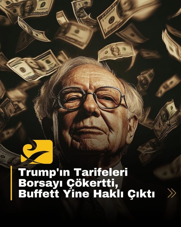 Warren Buffett’ın Apple hisselerini satma kararı, Trump’ın tarifeleri sonrası borsa çöküşünde örnek yatırım hamlesi olarak öne çıktı