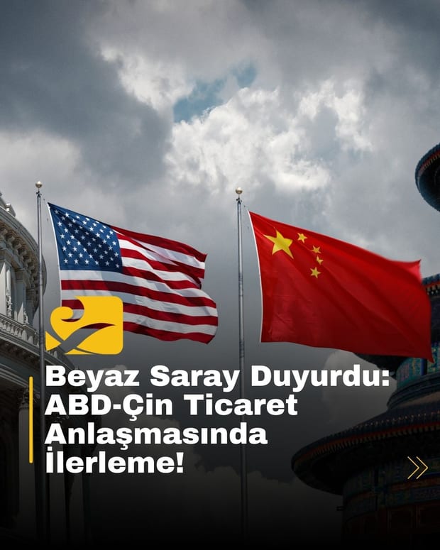 Beyaz Saray, ABD ile Çin arasında ticaret görüşmelerinde ilerleme sağlandığını duyurdu. Tarife indirimi yolda