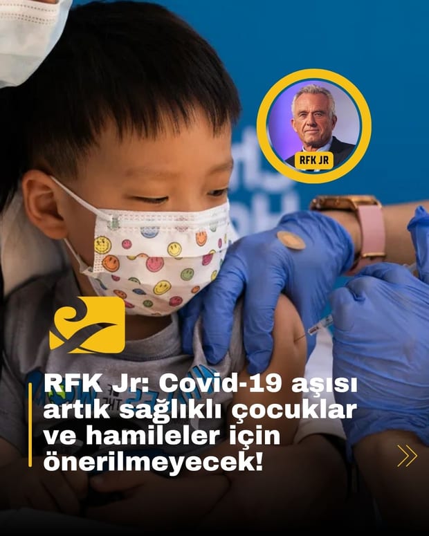 RFK Jr, Covid-19 aşısının CDC’nin önerilen takviminden çıkarıldığını duyurdu