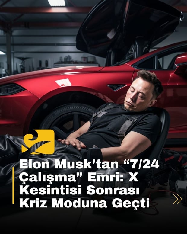 Elon Musk, X platformu kesintisinin ardından 7/24 çalışma moduna geçerek Tesla, X, xAI ve Starship projelerine odaklandı