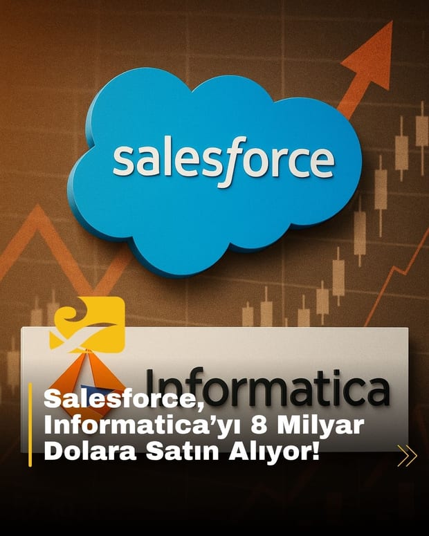 Salesforce, Informatica’yı 8 milyar dolara satın alarak veri yönetimi alanındaki gücünü artırıyor