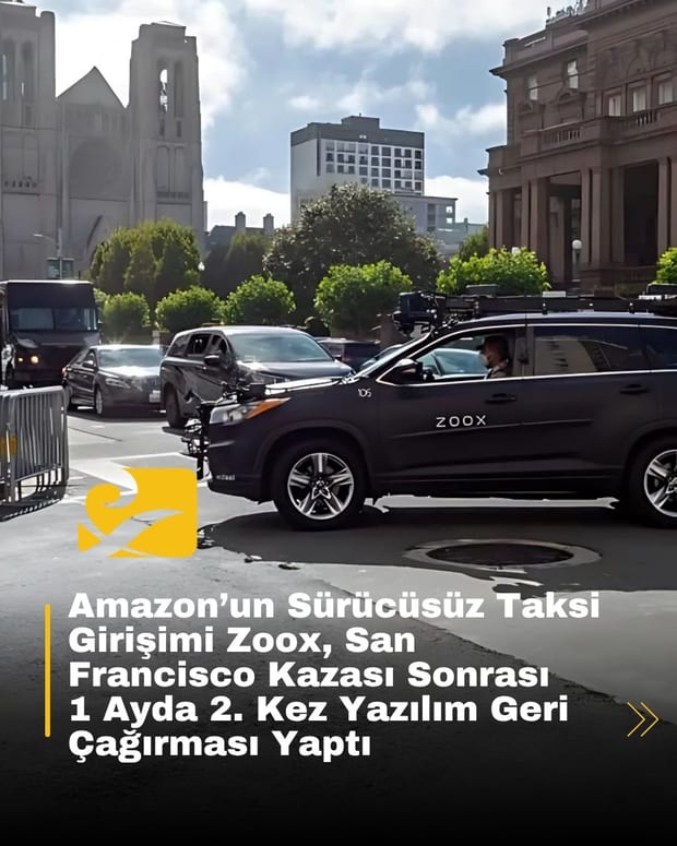 Zoox’un sürücüsüz aracı San Francisco’da bir scooter ile çarpıştı, ardından yazılım geri çağırması başlatıldı