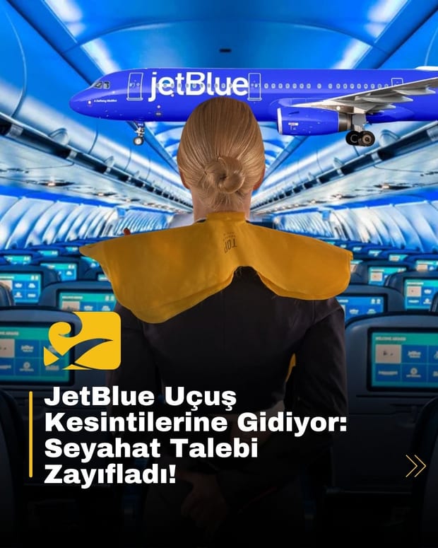 JetBlue, kârsız uçuşları iptal ediyor; CEO 2025'te bile başa baş hedefinin zor olduğunu söyledi