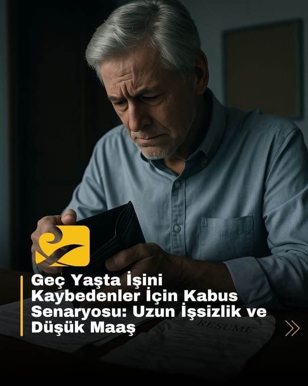 Geç yaşta işini kaybeden çalışanlar için uzun işsizlik ve maaş kaybı, emeklilik planlarını tehdit ediyor