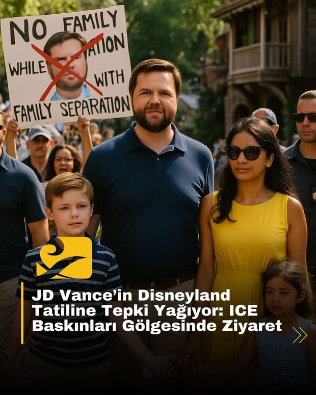JD Vance'in Disneyland gezisi protestolar ve ICE baskınları nedeniyle tartışmalara neden oldu