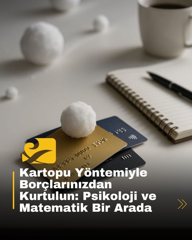 Kartopu yöntemiyle borç kapatma sürecini anlatan finans planı görseli