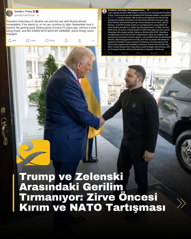 Trump ve Zelenski arasındaki gerilim, Beyaz Saray'daki zirvenin ön sözü oldu