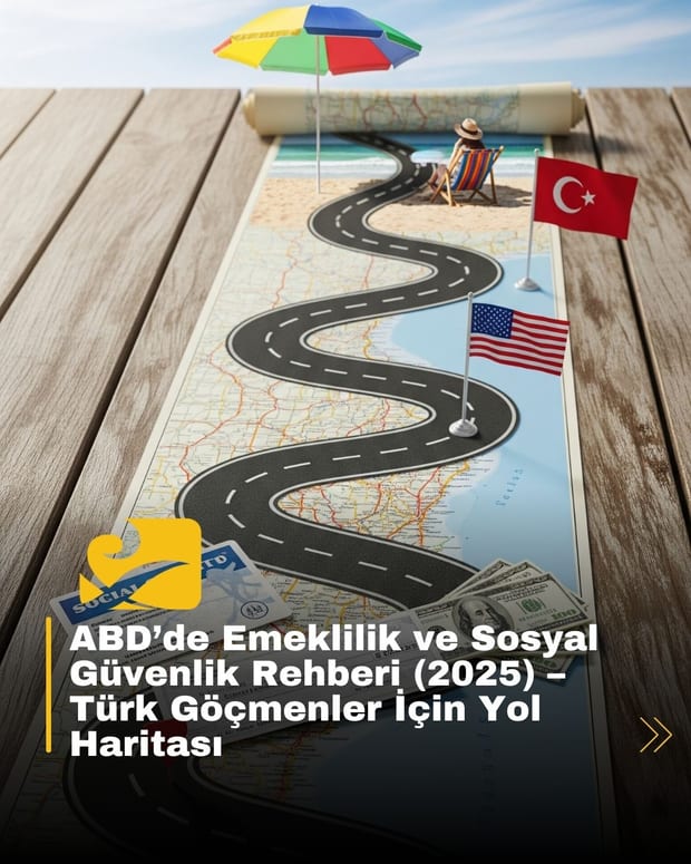 ABD’de Emeklilik ve Sosyal Güvenlik Rehberi (2025) – Türk Göçmenler İçin Yol Haritası