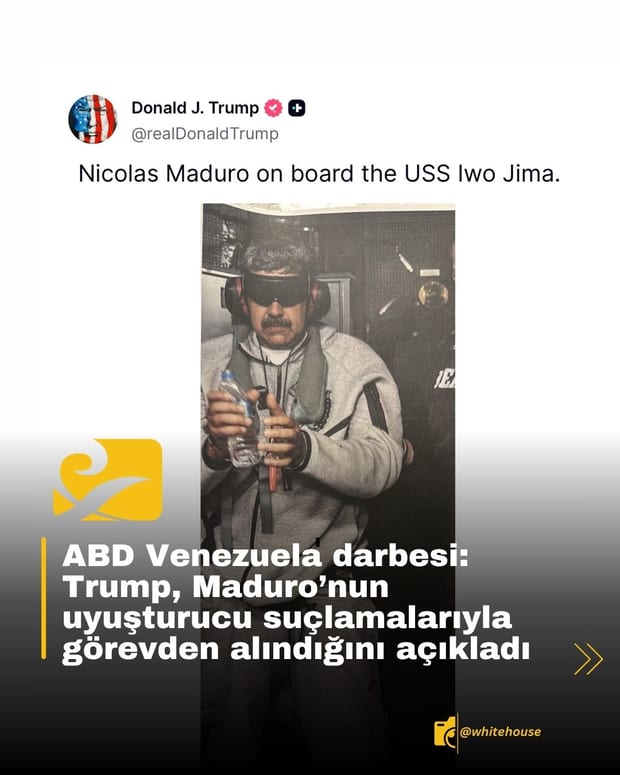ABD Venezuela darbesiyle Maduro’nun görevden alındığı açıklandı. Operasyonun perde arkası ve küresel etkileri Alaturka’da.