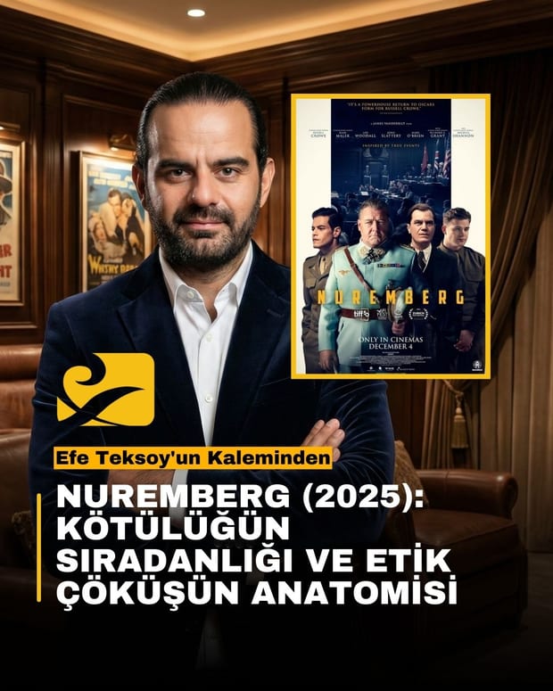 Sinema yazarımız ve film eleştirmeni Efe Teksoy, James Vanderbilt'in tarihi gerilim filmi "Nuremberg (2025)"i, Alaturka okurları için mercek altına aldı.