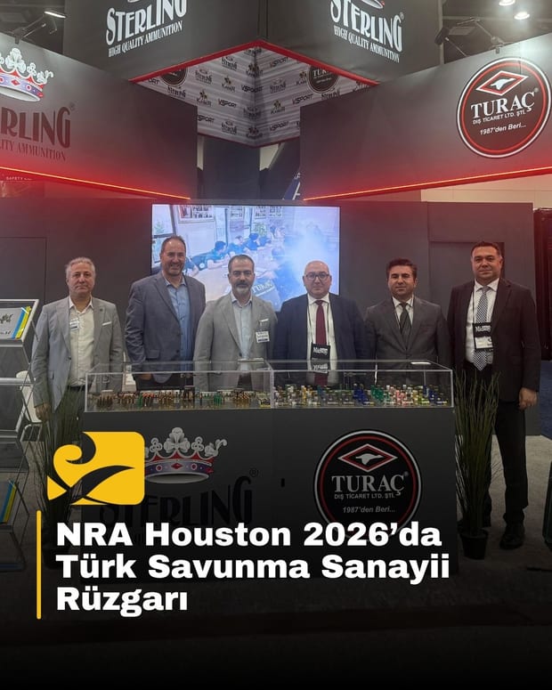 T.C. Houston Başkonsolosu Ahmet Akıntı ve Ticaret Ataşesi Hasan Köse'nin NRA 2026 fuarındaki Türk firmaları ziyareti