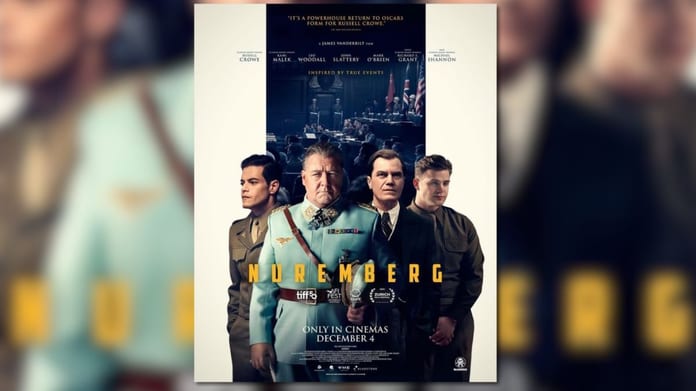 Nuremberg 2025 film afişi Russell Crowe ve Rami Malek
