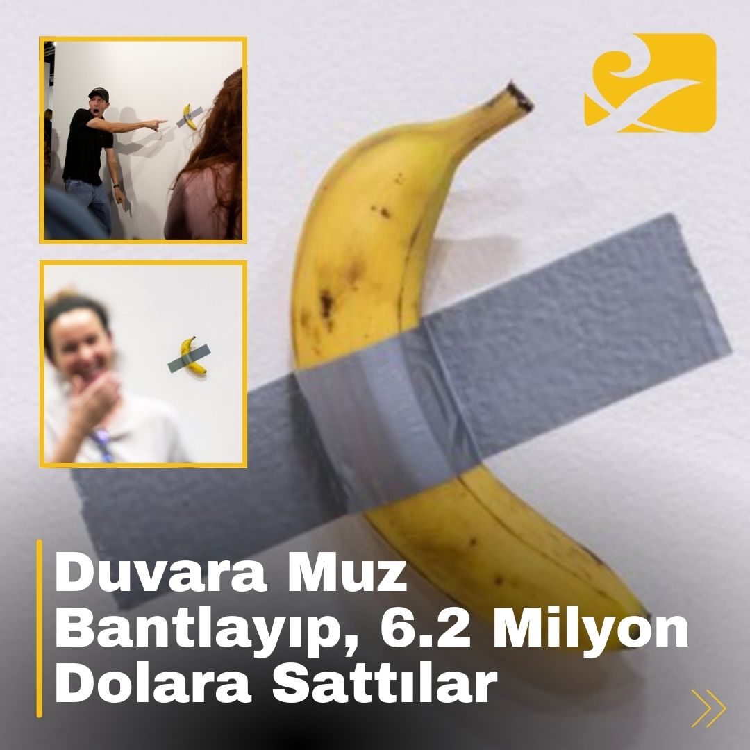 Maurizio Cattelan’ın “Comedian” adlı eseri, 6,2 milyon dolara satılarak sanat dünyasında tartışma yarattı.