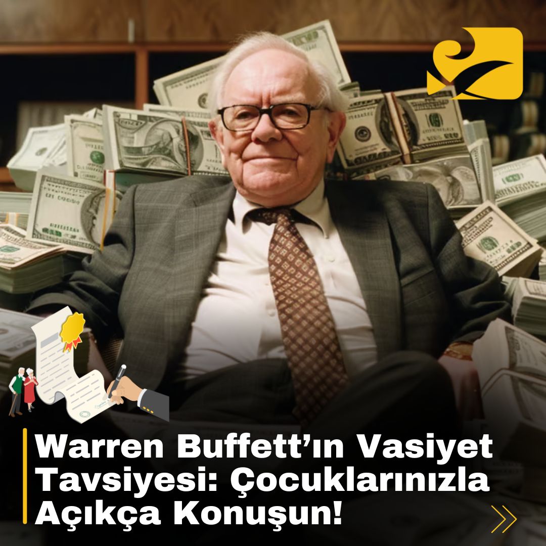 Warren Buffett, miras planlamasının önemini vurgularken, çocuklarla şeffaf bir iletişim kurulmasını savunuyor.