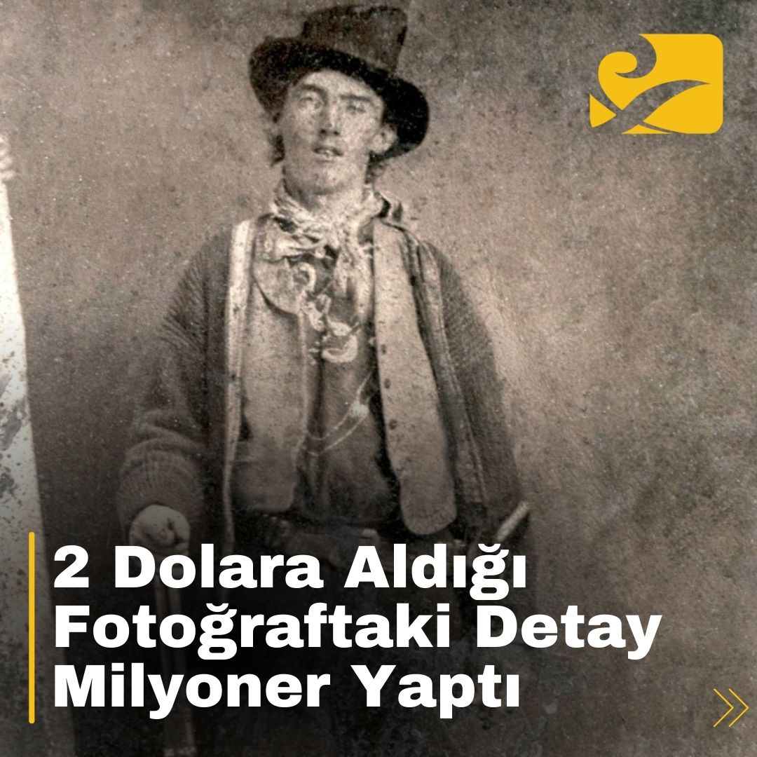 2 dolara alınan tarihi fotoğraf, Billy The Kid’e ait olduğu kanıtlanarak 2 milyon dolara satıldı.