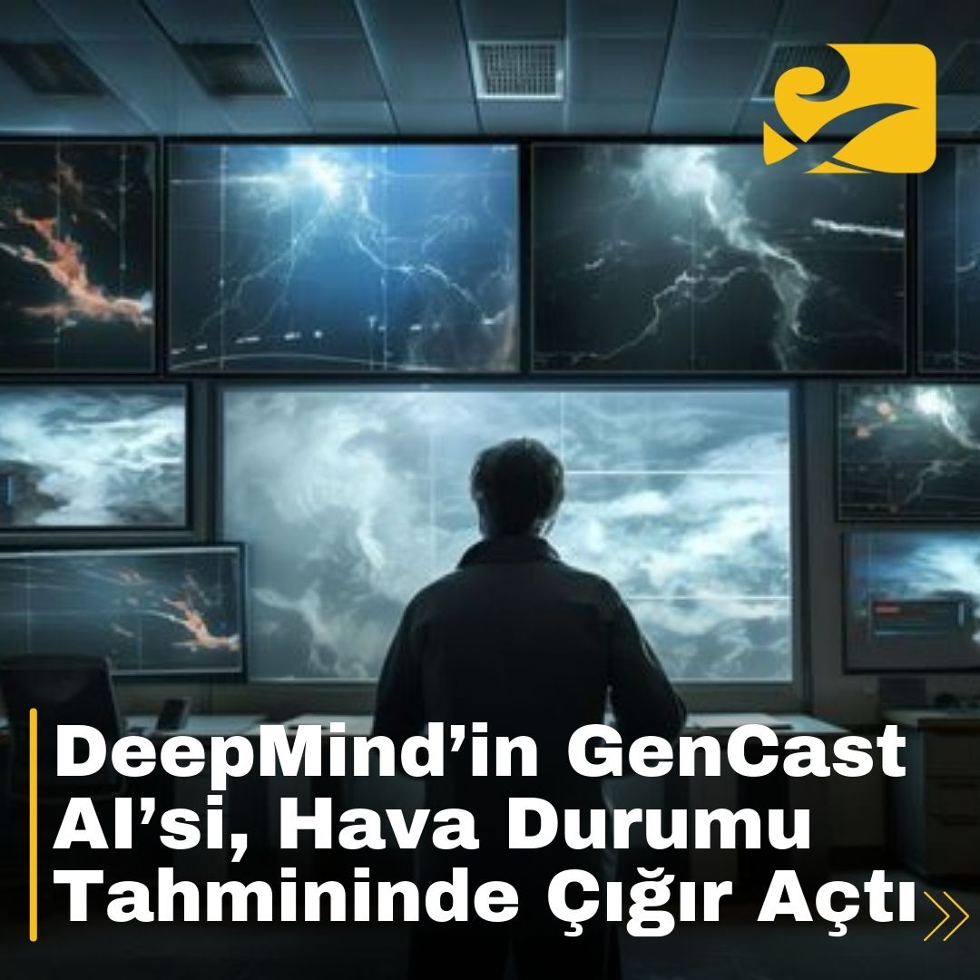 DeepMind’in GenCast modeli, hava durumu tahminlerinde devrim yaratıyor.